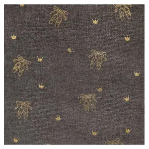 GENERIQUE Tissu Katia Viyella Coton organic vendu au mètre(...) - Gris
