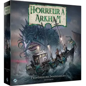 Comparateur de prix : Asmodee Horreur à Arkham - Jeu de Plateau V3 - Profondeurs Insondables - Extension