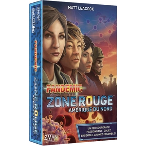 Asmodee Jeux de société Z-man Games Pandemic Zone Rouge : Amérique du Nord TU pas cher