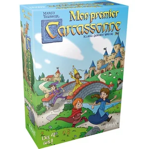 Mon Premier Carcassonne (nouvelle édition) - Asmodee - Jeu de société - Jeu enfant pas cher