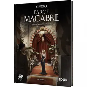 Asmodee - L'APPEL DE CTHULHU - Extension La Farce Macabre - Jeu de Société dès 14 Ans - Jeux de Rôles et d'Enquêtes - Livre Jeu - 1 à 6 Joueurs - 45 Min - Version Française - Edge Entertainment