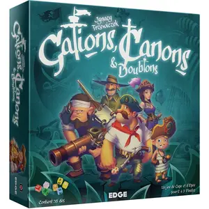 Comparateur de prix : Edge | Galions, Canons & Doublons | Jeu de société | À partir de 8 ans | 2 à 5 joueurs | 45 à 90 minutes