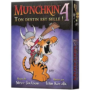 Jeu de cartes Asmodee Munchkin 4 Ton Destin est Sellé ! pas cher