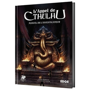 Jeu de rôles Asmodee L'appel de Cthulhu Manuel de l'investigateur pas cher