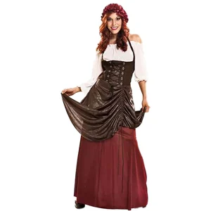 Mom Déguisement de tavernière adulte - médiéval renaissance vickingVendu parcdiscount