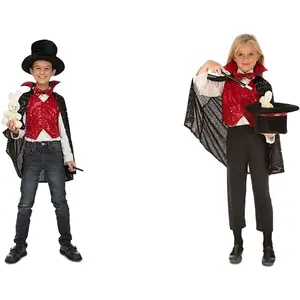 Comparateur de prix : déguisement magicien enfant - 3/5 ans - rouge - unimasa 204133