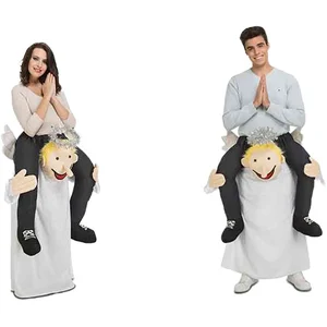 Comparateur de prix : My Other Me Déguisement Carry Me pour Homme/Femme à Dos d'Ange adulte