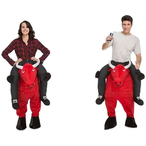 Comparateur de prix : My Other Me Déguisement Gonflable Carry Me Taureau Rouge pour adulte - Mixte - M/L - Extérieur