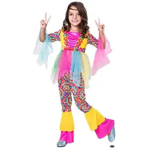 Mom Costume pour les enfants mon autre moi hippie (2 pièces) 