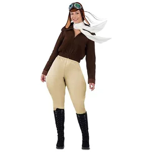 Mom Costume pour adultes mon autre moi pilote avion brun 