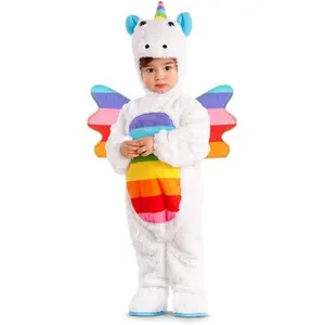 Unimasa déguisement peluche licorne ailée bébé - 6/12 mois - blanc - 208069Vendu parkidinn
