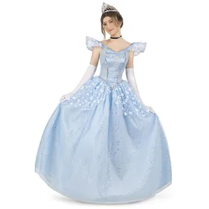 Comparateur de prix : VIVING Déguisement de princesse en cristal S (robe, gants et jupon)