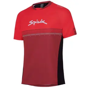 Maillot Spiuk Anatomic VTT manche courte rouge - S