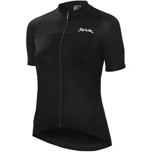 Maillot Spiuk Anatomic manche courte noir logo blanc femme - L