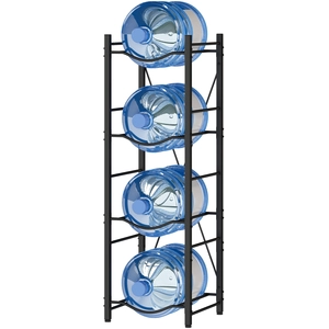 HOMCOM Support pour Bonbonnes d'Eau de 4 Niveaux Étagère de Rangement ... pas cher