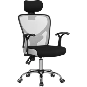 Vinsetto Chaise de Bureau Pivotante avec Hauteur Ajustable Dossier Inc... pas cher