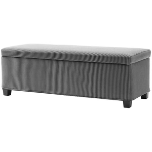 HOMCOM Banquette de Rangement Pliante Capacité de 84 L 112x42x40 cm Re...