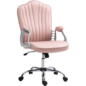 HOMCOM Chaise de Bureau Pivotante avec Accoudoirs Réglable en Hauteur ... pas cher