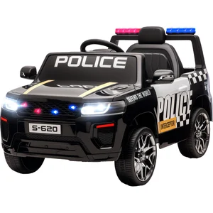 AIYAPLAY Voiture électrique pour enfants de police avec télécommande, ... pas cher