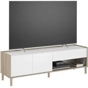 Comparateur de prix : Miroytengo - Meuble tv Azzaro 150 cm style nordique salon salle à mang...