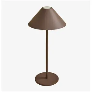 Comparateur de prix : Lampe de table led sans fil pour extérieur Nebida Sklum Brun Café