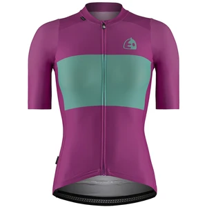 Maillot Etxeondo Bika manches courtes lilas bleu femme - S pas cher