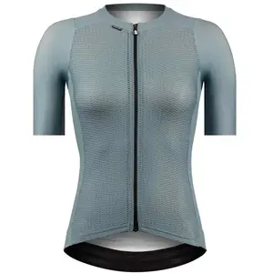 Maillot Etxeondo Gara manches courtes bleu gris femme - XS pas cher