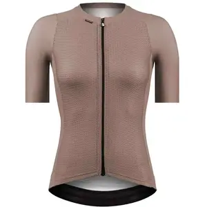 Maillot Etxeondo Gara manches courtes marron clair femme - XS pas cher