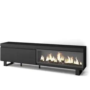 Skraut Home - Meuble tv, Banc Télé, Grand espace de Rangement, 210, Po... pas cher