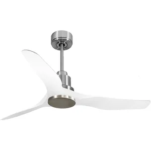 Purline Ventilateur plafond Thassos - Réversible, Thermostat, WiFi, Té... pas cher
