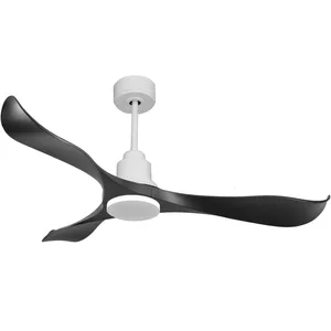 Comparateur de prix : Ventilateur de plafond Réversible Thermostat Wifi Moteur à courant continu Toits en pente Télécommande Adaptateur 2/3 Lames UtilaD132C0466660 Blanc