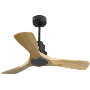Comparateur de prix : Ventilateur de plafond réversible Wifi avec télécommande - RarotongaD106C0467218 Noir