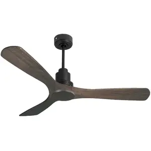 Comparateur de prix : Ventilateur de plafond Réversible Thermostat Wifi Moteur à courant continu Toits en pente Télécommande MoyoD132C0464578 Noir