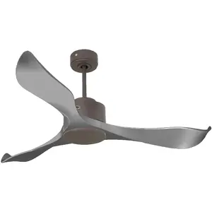 Comparateur de prix : Ventilateur de plafond ø132 cm avec Wifi Réversible Hypersilence Trawangan D132 C02 65313 Chocolat