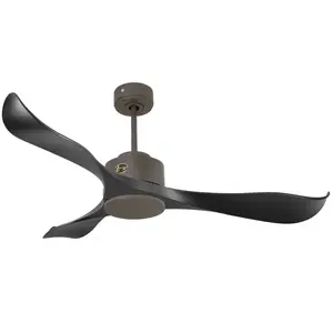 Comparateur de prix : Ventilateur de plafond ø132 cm avec Wifi Réversible Hypersilence Utila D132 C02 65312 Chocolat