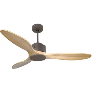 Comparateur de prix : Ventilateur de plafond ø132 cm avec Wifi Réversible Hypersilence Salamis D132 C02 65323 Chocolat