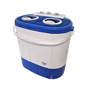 Comparateur de prix : BRIEBE Mini Machine à Laver Portable Camping 3Kg Lavage 1Kg Centrifugeuse 2 Compartimen,, WM1140, 190 , Blanc/Bleu