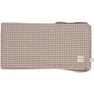 Tour de lit Praliné Vichy Rayures Moka (120x60 cm) pas cher