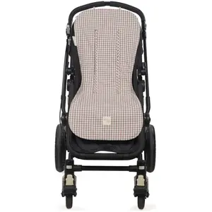 Assise pour poussette Praliné Vichy Moka