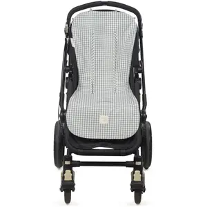 Assise pour poussette Praliné Vichy Matcha