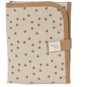 Comparateur de prix : Walking Mum Tapis à langer coeurs Poppy Cannelle