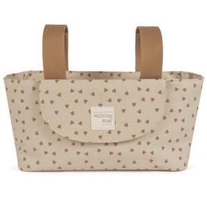 Comparateur de prix : Walking Mum Sac à poussette coeurs Poppy Cannelle