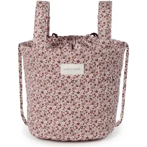 Sac Bucket Cherry Fleurs Mauve