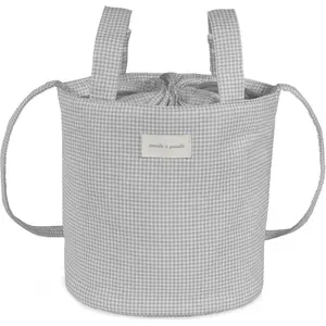 Sac Bucket Little Bloom Vichy Gris pas cher