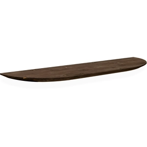 Decowood Étagère arrondie en bois de sapin flottant marron 120x3,2cm pas cher