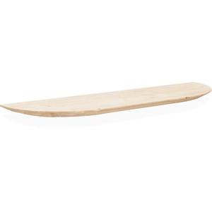 Decowood Étagère arrondie en bois de sapin flottant naturel 120x3,2cm pas cher
