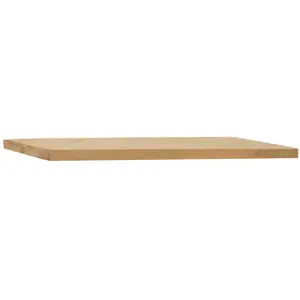 Decowood Étagère flottante en bois de sapin marron 120x3,2cm pas cher