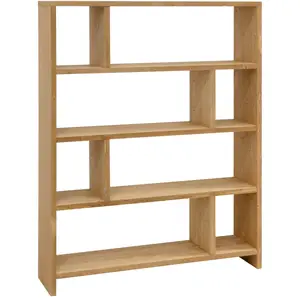 Decowood Étagère en bois de sapin marron clair 180x140cm