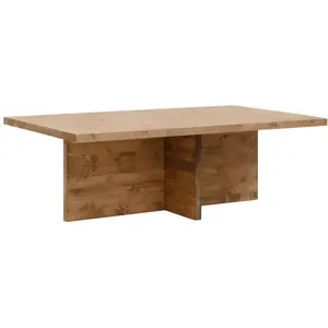 Decowood Table basse en bois de sapin vieilli 120x40cm pas cher