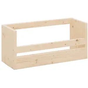 Decowood Étagère à chaussures en bois de sapin ton naturel 53,5x25cm pas cher